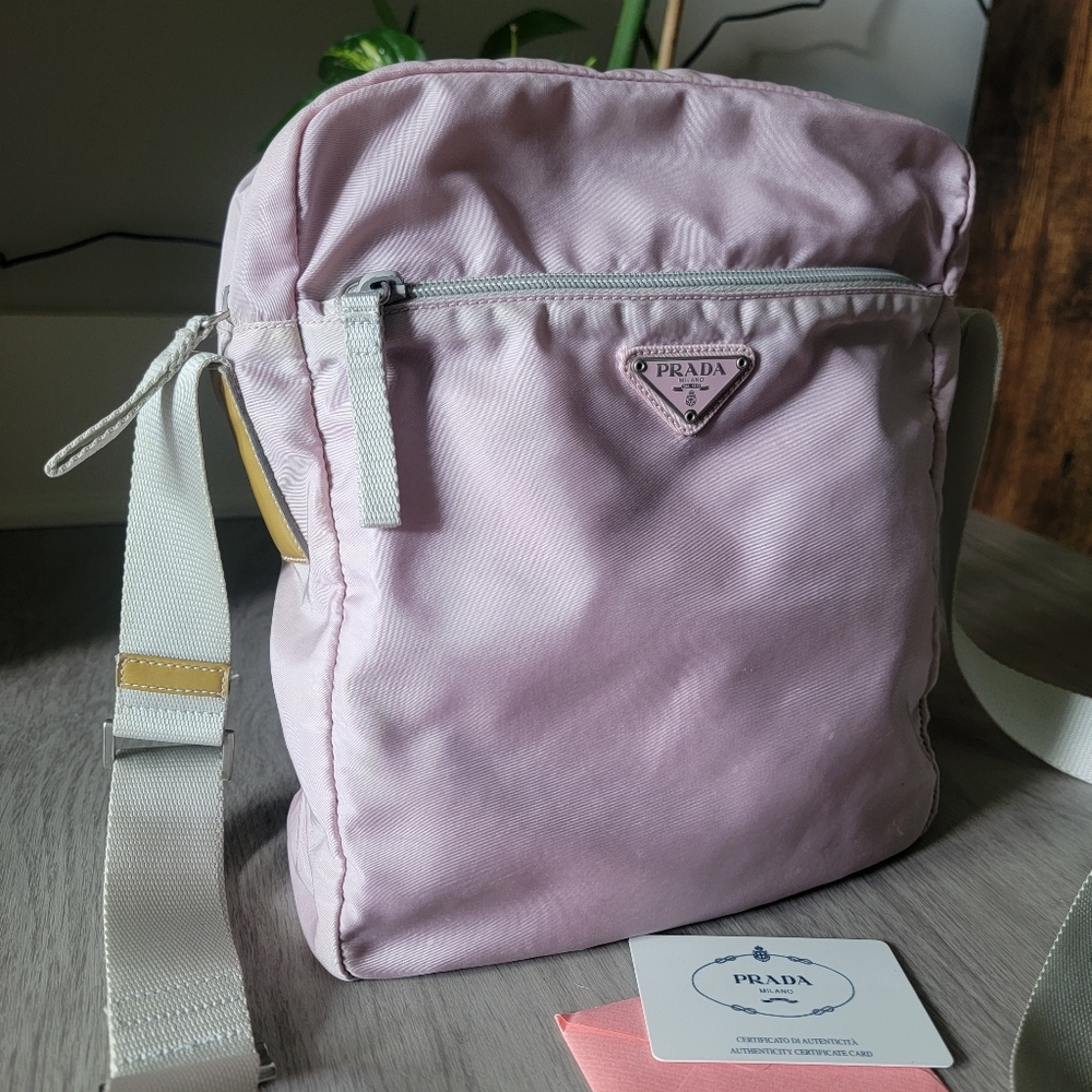 SALE🎉 Authentic Pink Prada crossbody Bag with Authencity Card - Picture 16 of 16